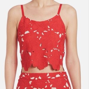 Alice + Olivia Alanis Cami Crop Top